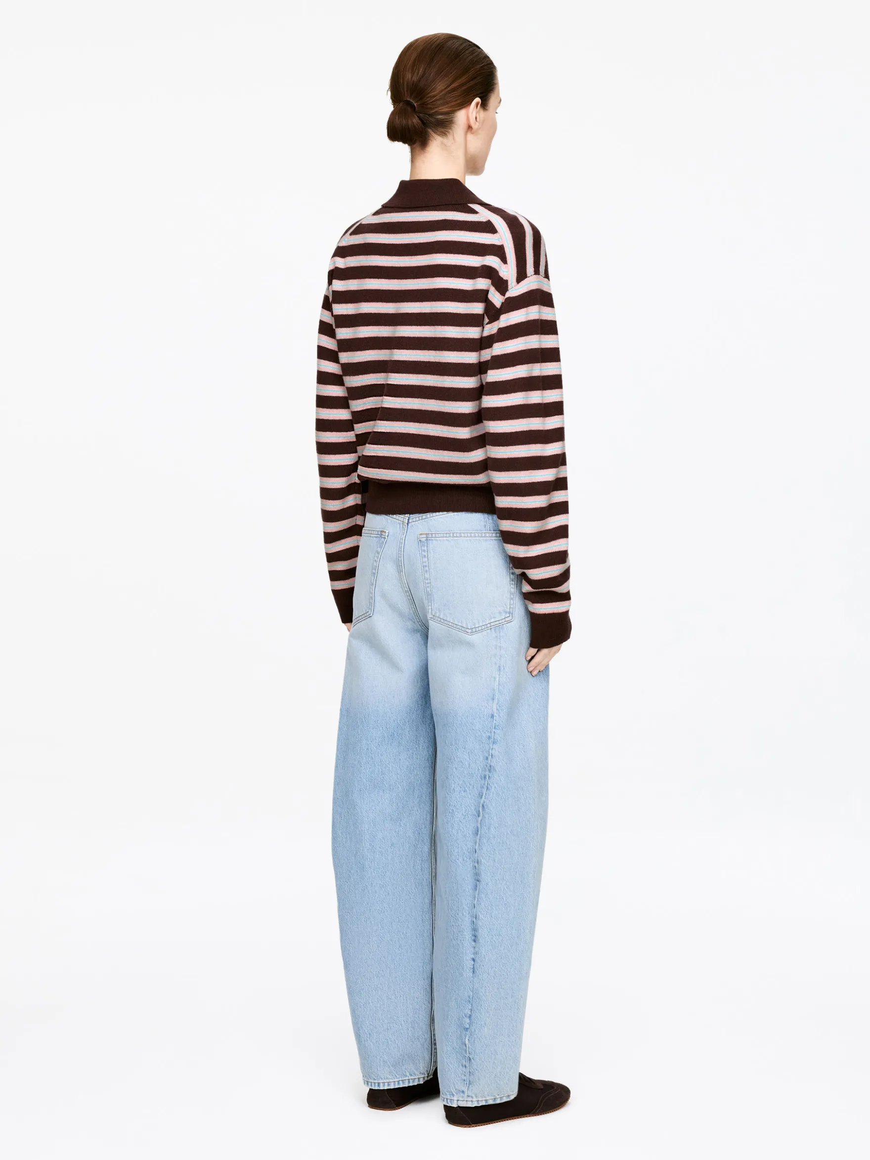 Polopullover aus Wolle