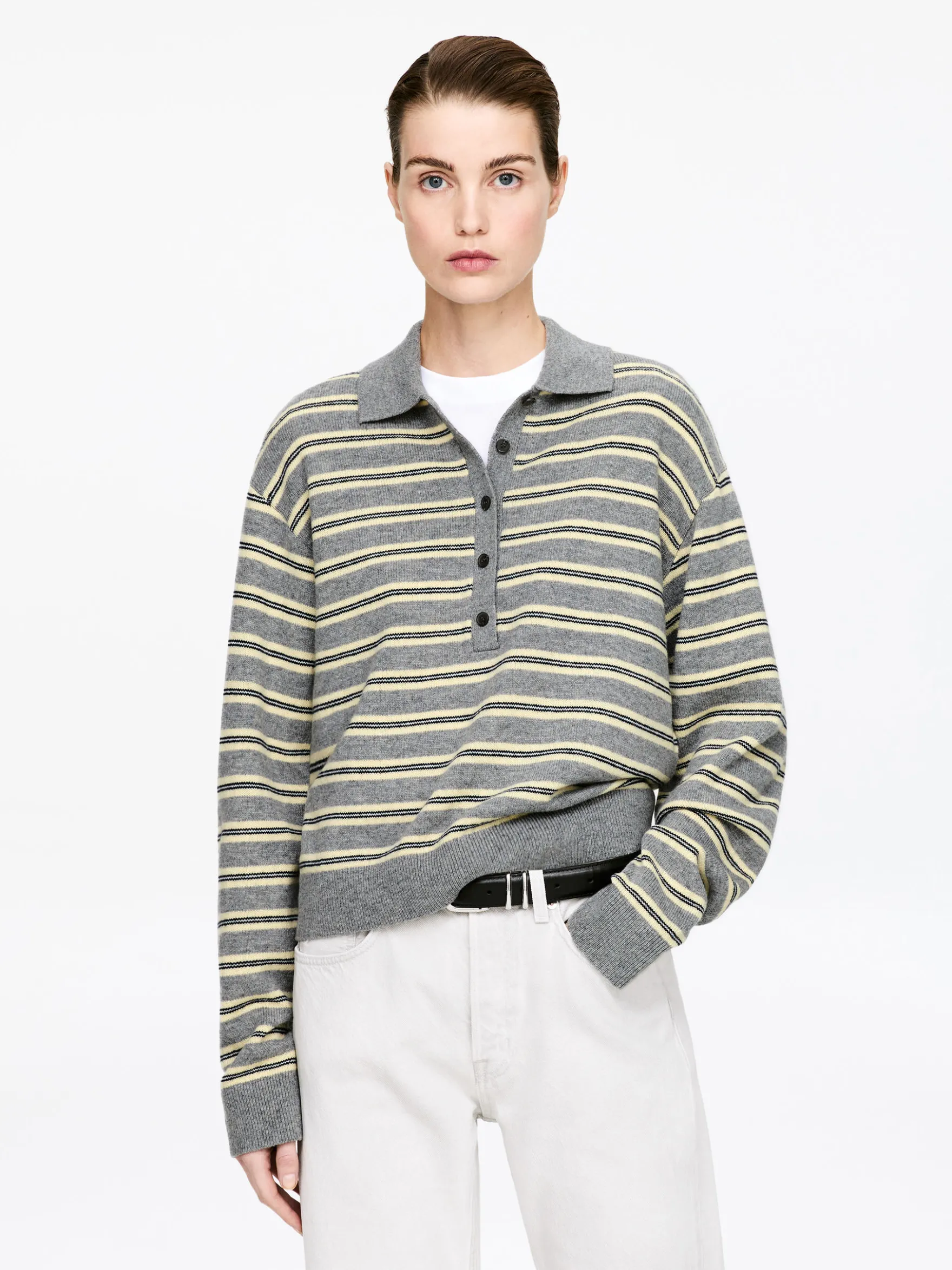 Polopullover aus Wolle