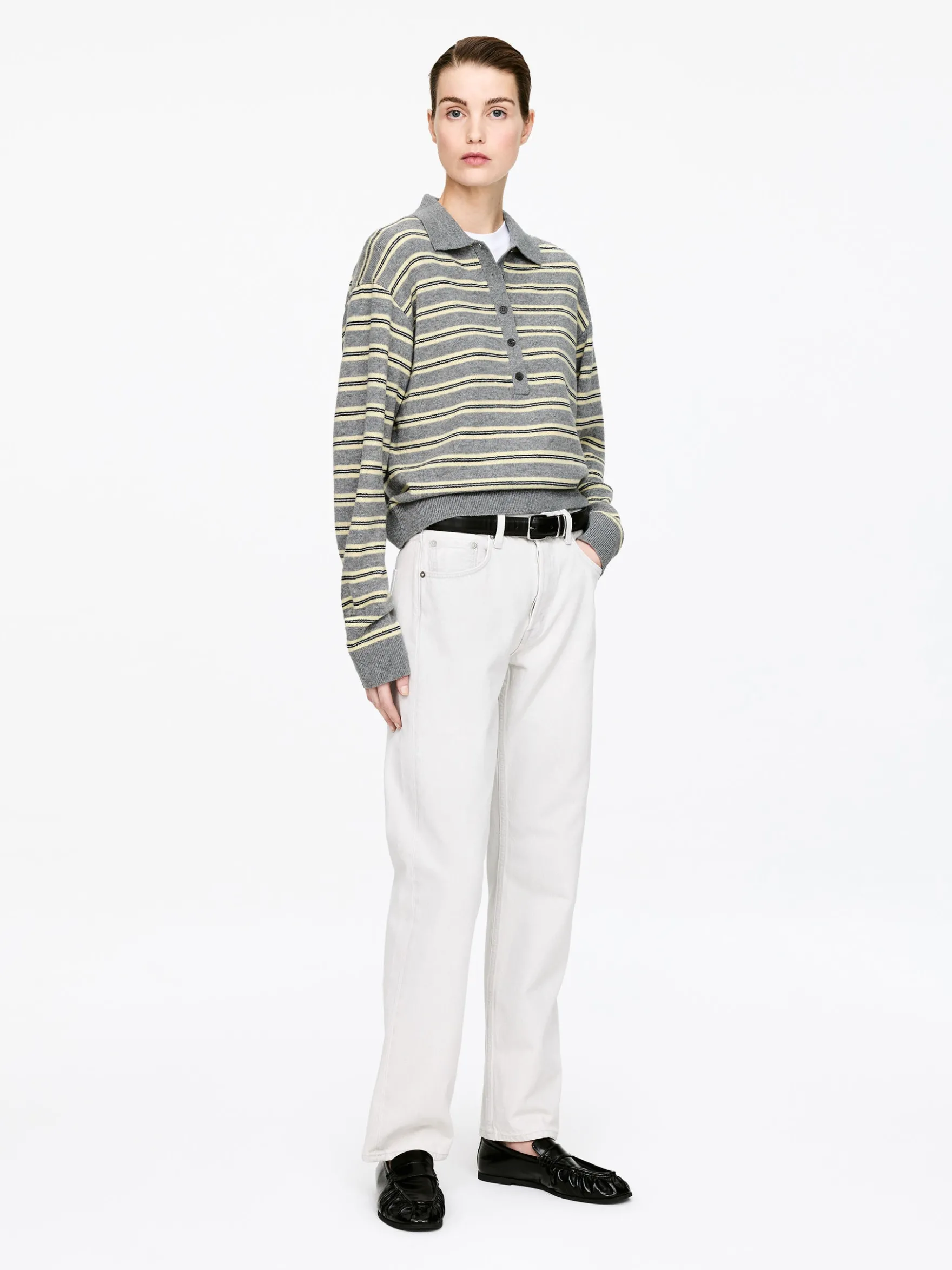 Polopullover aus Wolle