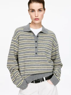 Polopullover aus Wolle