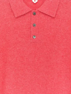 Poloshirt aus Alpakawolle und Wolle