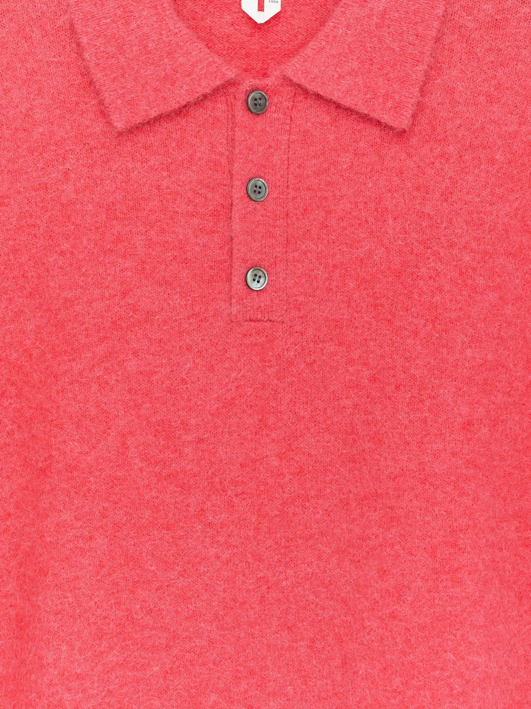 Poloshirt aus Alpakawolle und Wolle