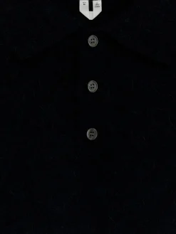 Poloshirt aus Alpakawolle und Wolle
