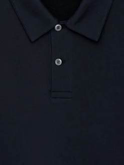 Poloshirt aus Baumwolle und Lyocell