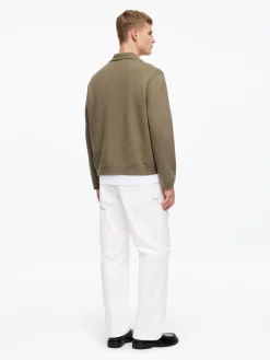 Poloshirt aus Baumwolle und Seide