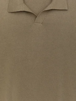 Poloshirt aus Baumwolle und Seide