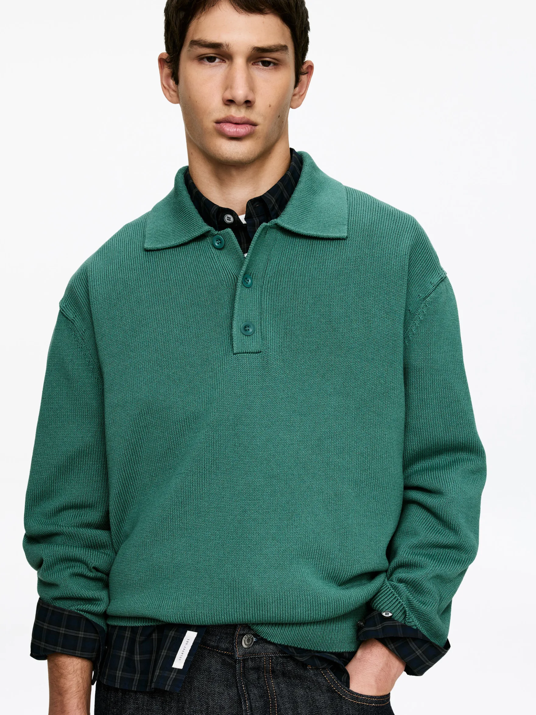 Poloshirt aus Baumwolle und Lyocell