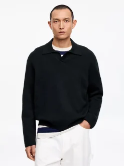 Poloshirt aus Baumwolle und Seide