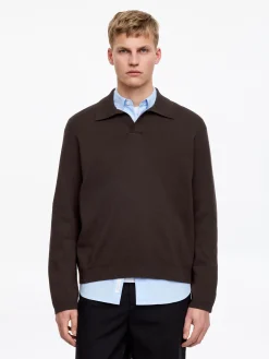 Poloshirt aus Baumwolle und Seide