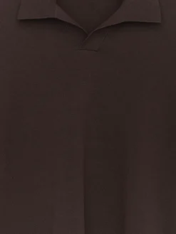 Poloshirt aus Baumwolle und Seide