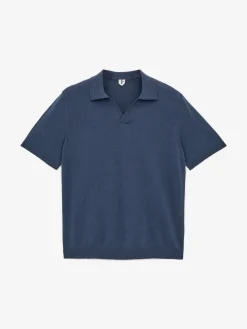 Poloshirt aus Baumwoll-Leinen
