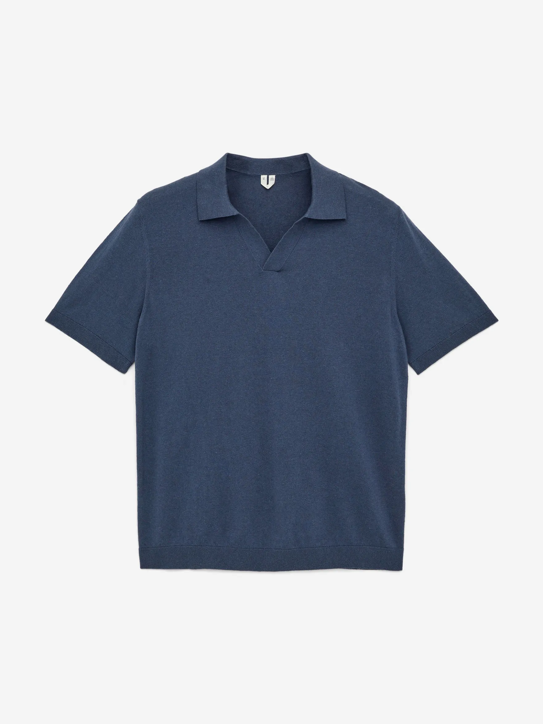 Poloshirt aus Baumwoll-Leinen