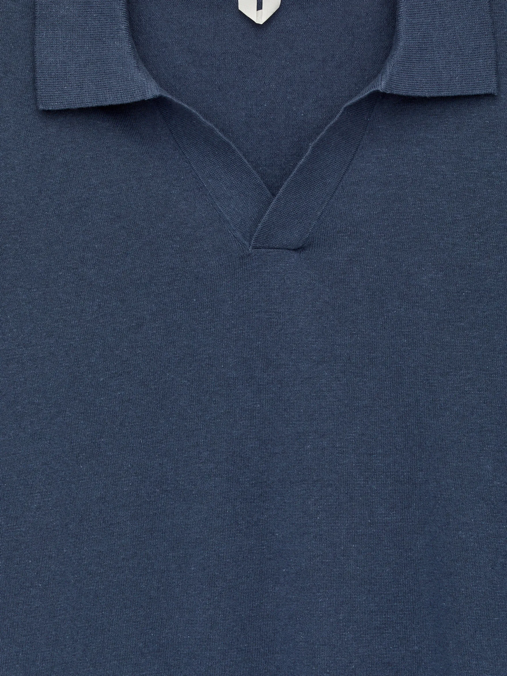 Poloshirt aus Baumwoll-Leinen