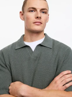 Poloshirt aus Baumwoll-Leinen