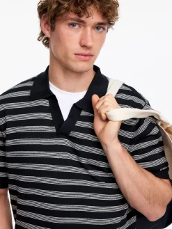 Poloshirt aus Baumwoll-Leinen
