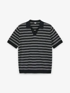 Poloshirt aus Baumwoll-Leinen