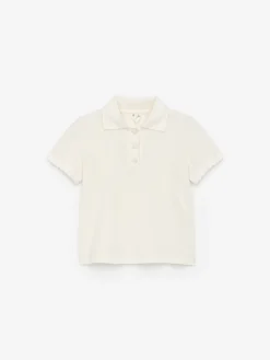 Poloshirt mit Bogenkante