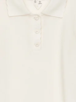 Poloshirt mit Bogenkante