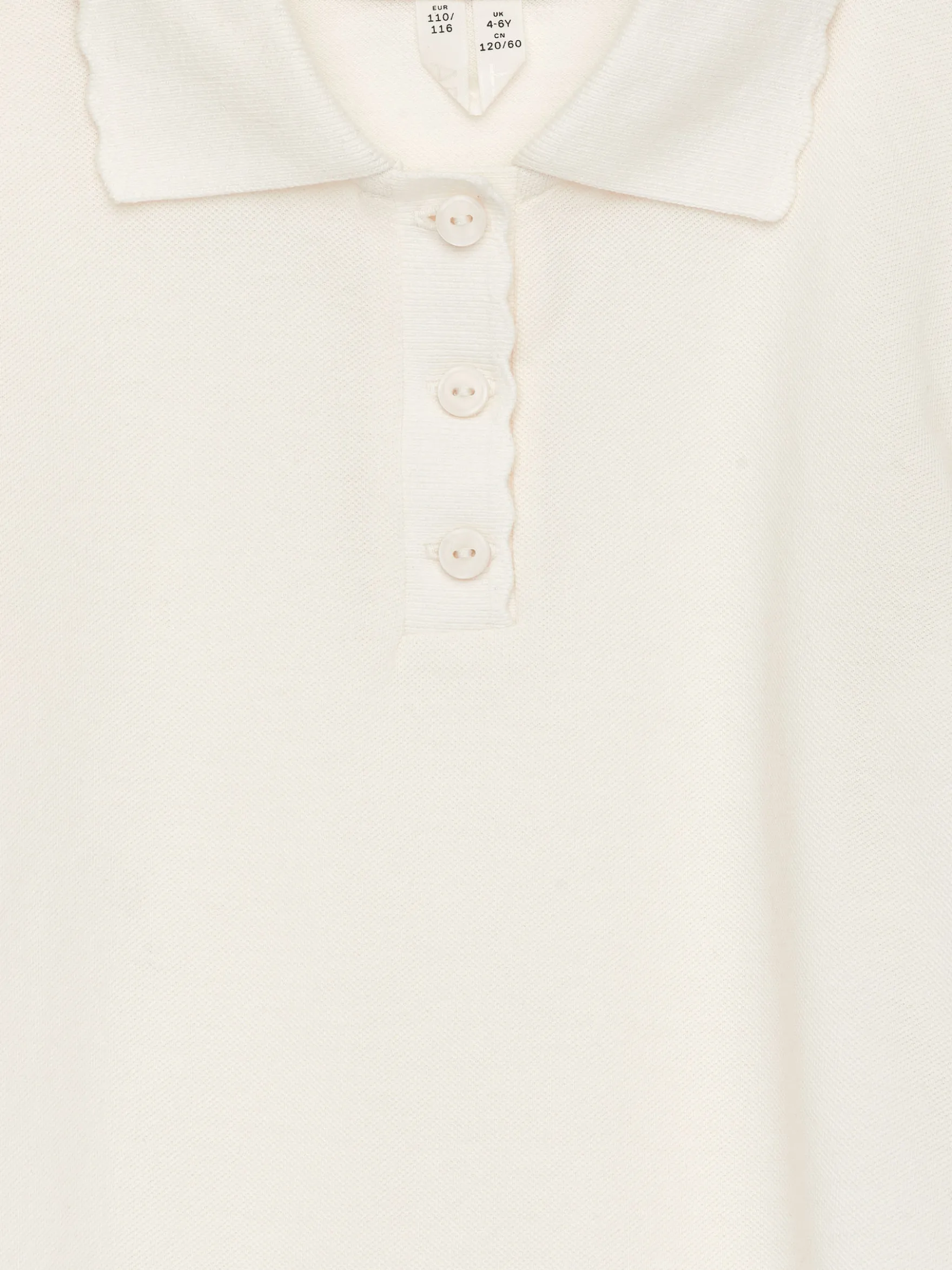 Poloshirt mit Bogenkante