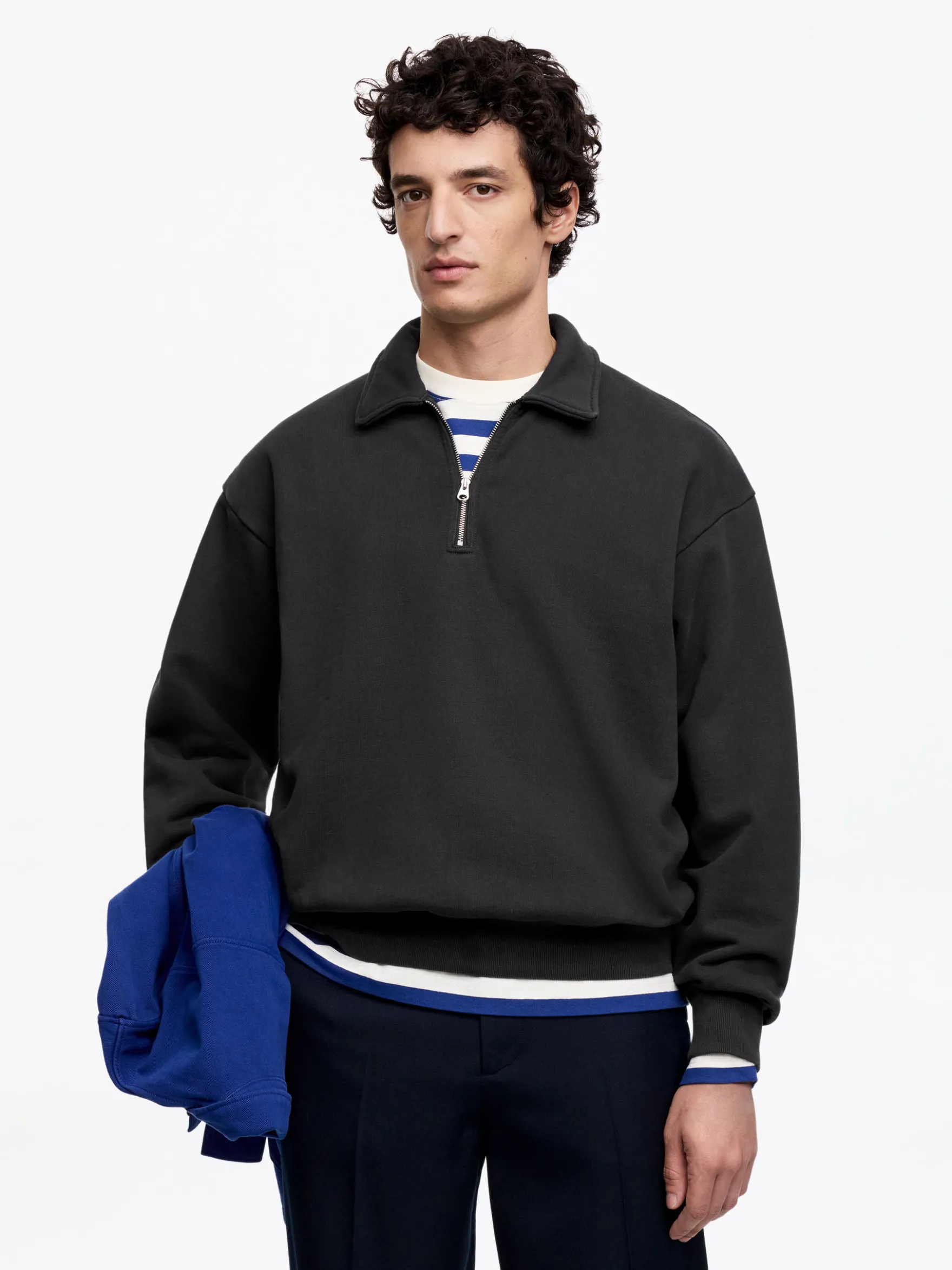 Poloshirt mit kurzem Reißverschluss