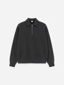 Poloshirt mit kurzem Reißverschluss
