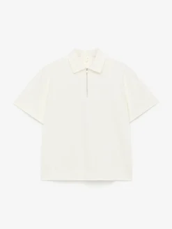 Poloshirt mit kurzem Reißverschluss
