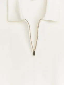 Poloshirt mit kurzem Reißverschluss