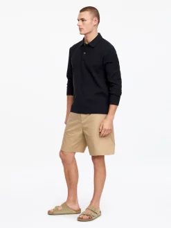 Poloshirt mit Waffelmuster