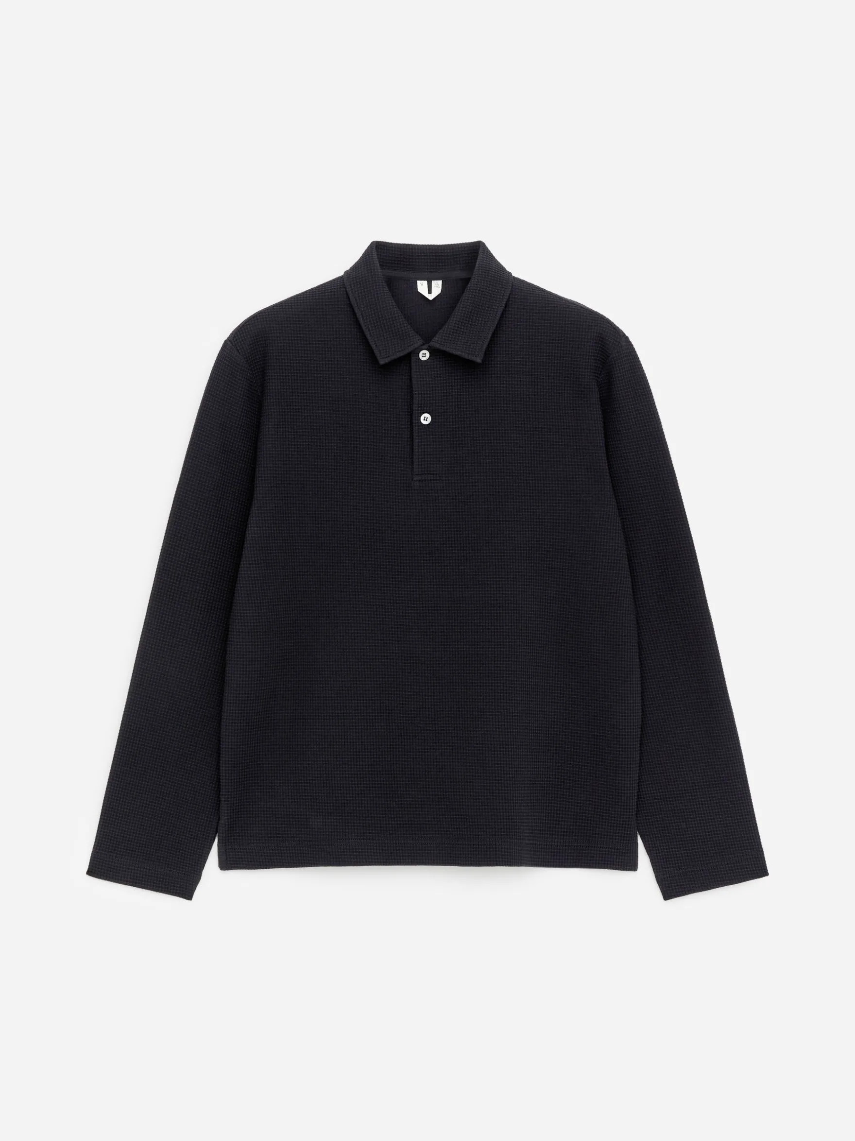 Poloshirt mit Waffelmuster