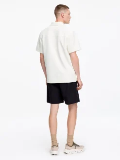 Poloshirt mit Waffelmuster