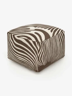 Puff aus Baumwolle und Wolle