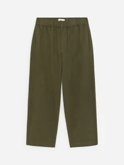 Pull-on-Hose aus Leinenmischung