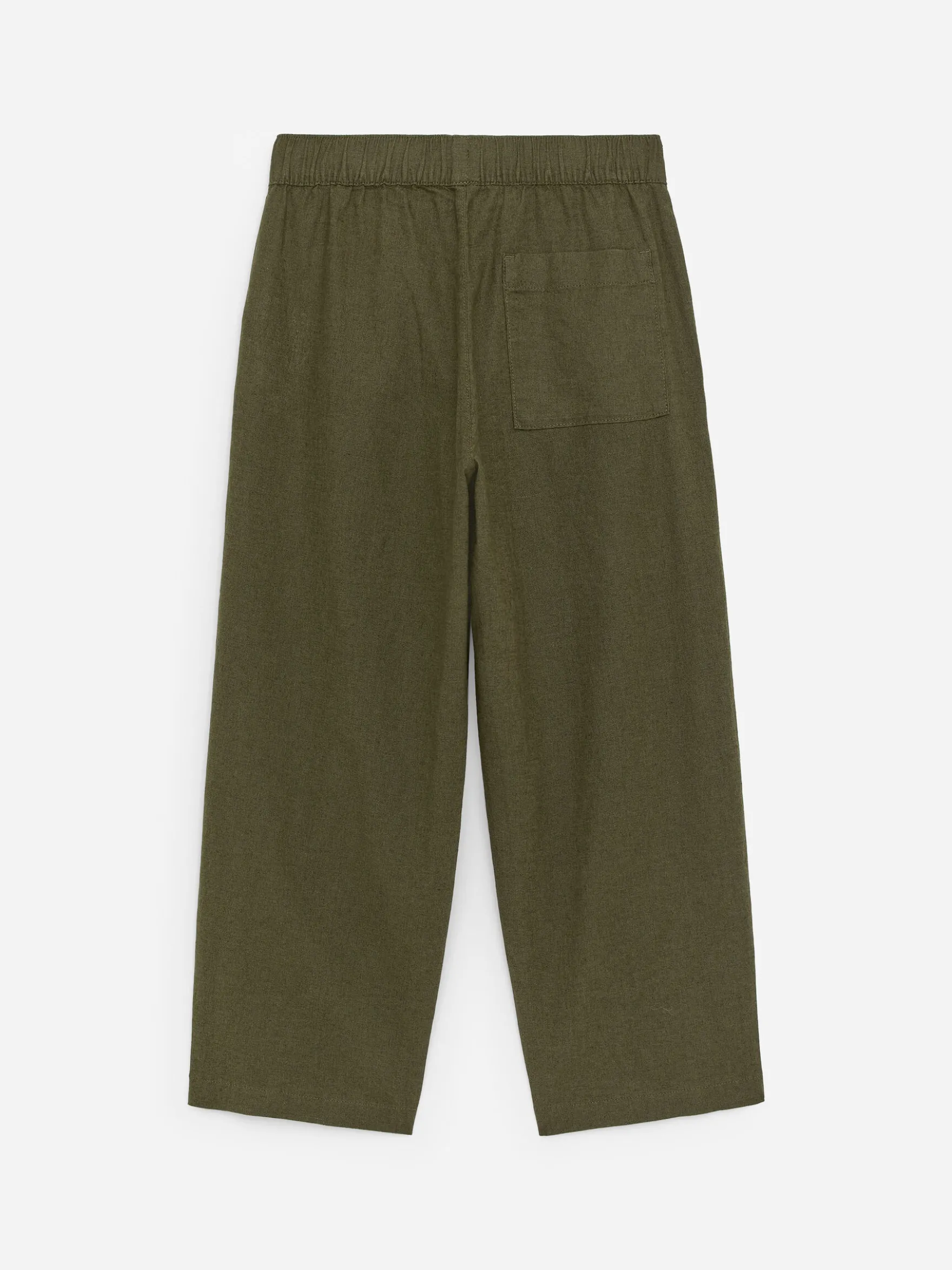 Pull-on-Hose aus Leinenmischung