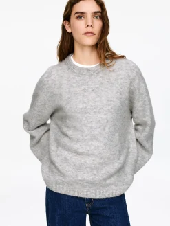 Pullover aus Alpakawolle und Wolle