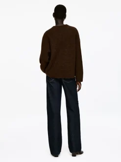 Pullover aus Alpakawolle und Wolle