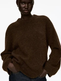 Pullover aus Alpakawolle und Wolle