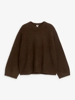 Pullover aus Alpakawolle und Wolle