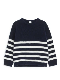 Pullover aus Alpakawolle und Wolle