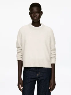 Pullover aus Alpakawolle und Wolle