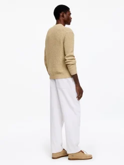 Pullover aus Baumwolle und Leinen