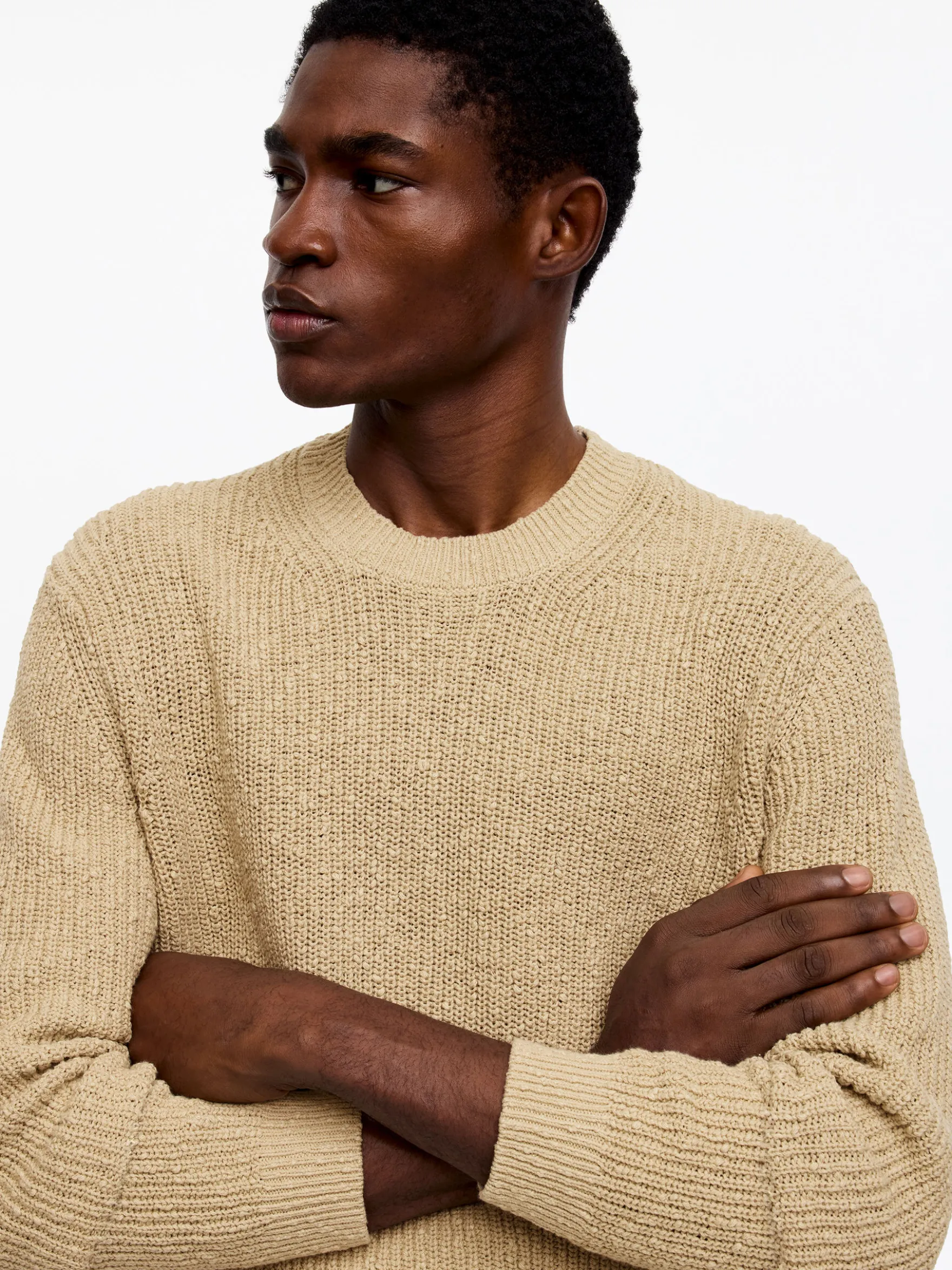 Pullover aus Baumwolle und Leinen