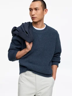 Pullover aus Baumwolle und Leinen
