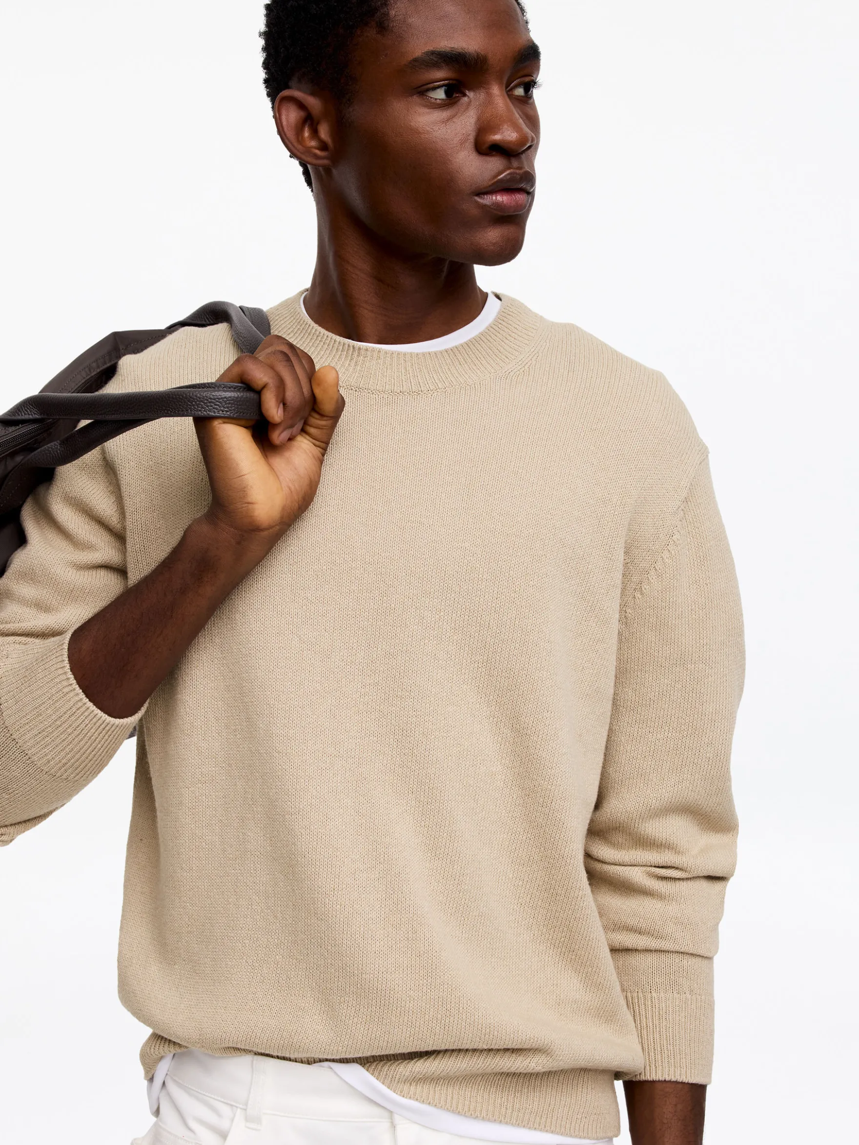 Pullover aus Leinen und Baumwolle