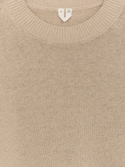 Pullover aus Leinen und Baumwolle