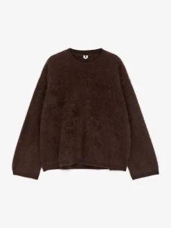 Pullover aus reinem, gebürstetem Kaschmir​