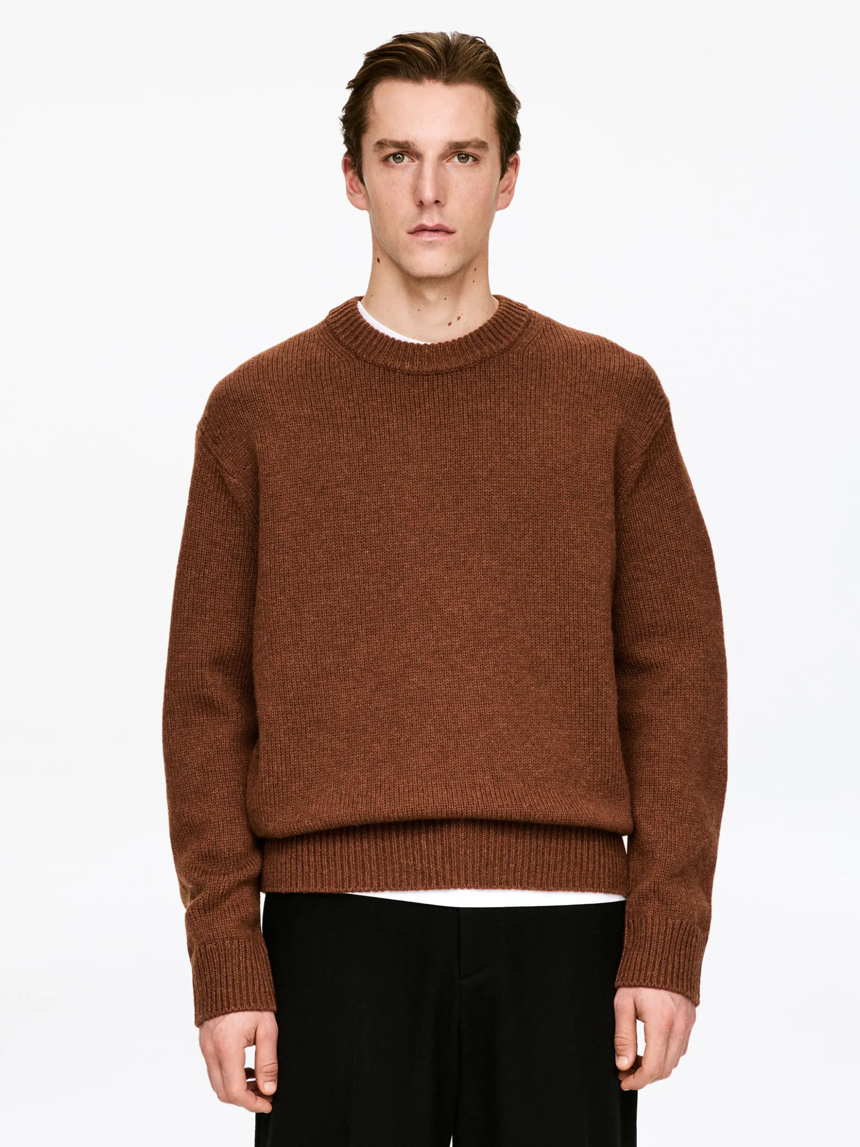 Pullover aus schwerem Wollstrick