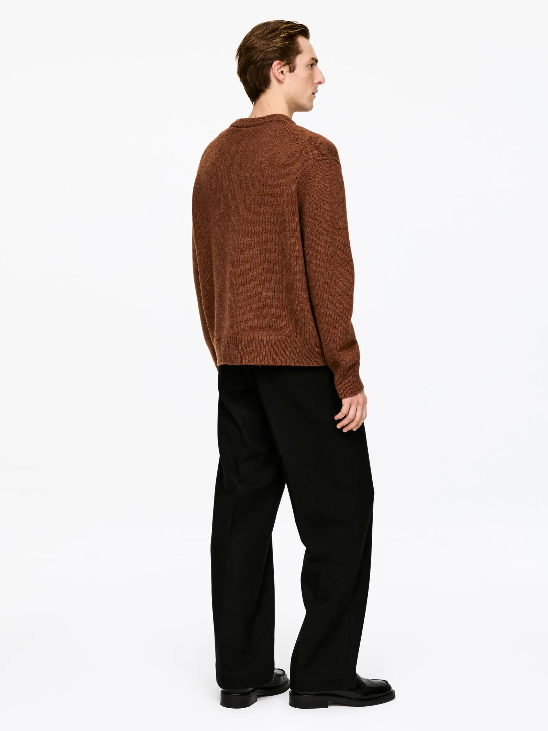 Pullover aus schwerem Wollstrick