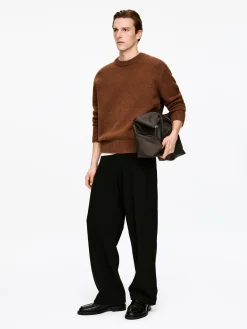 Pullover aus schwerem Wollstrick