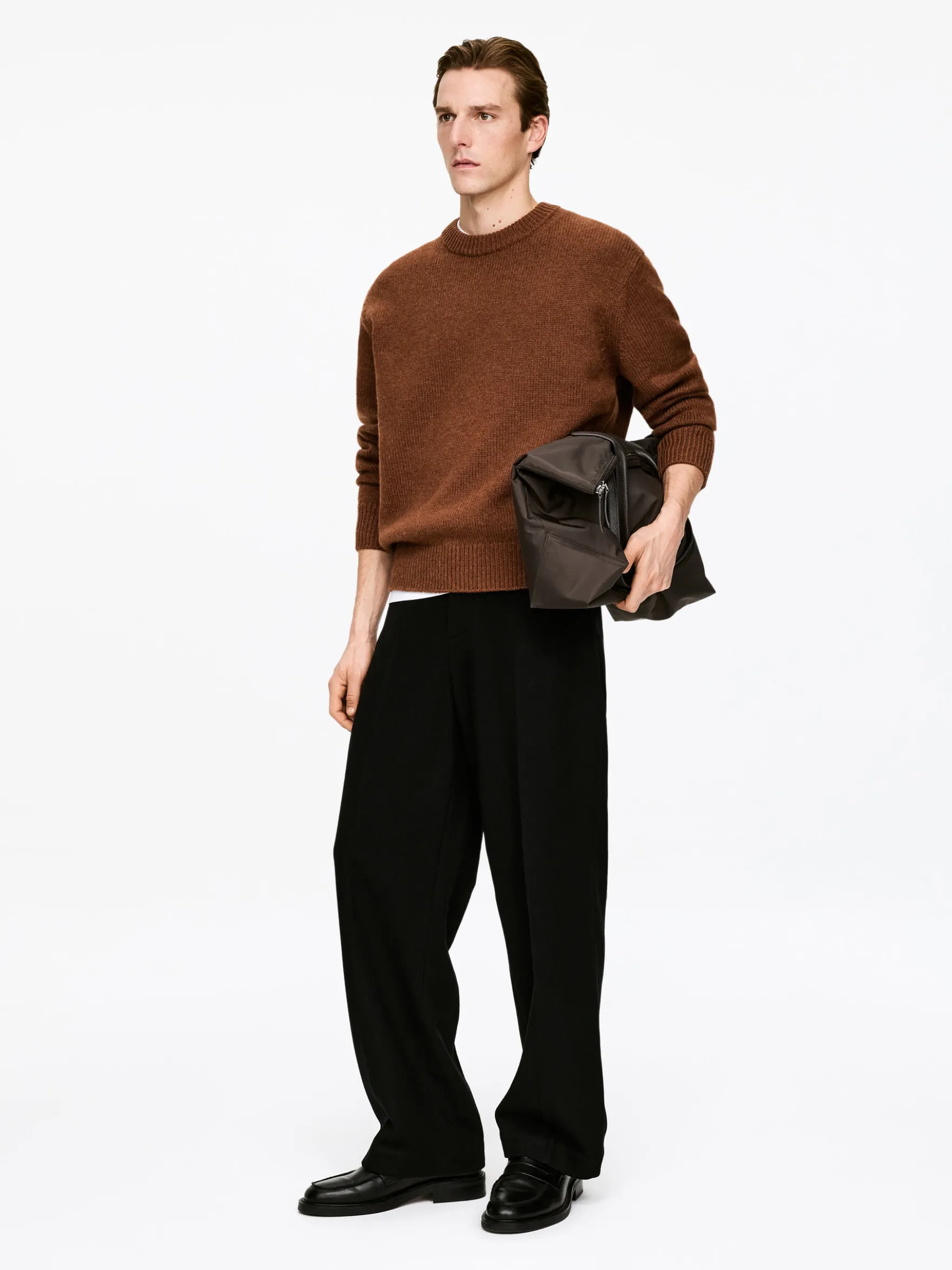 Pullover aus schwerem Wollstrick