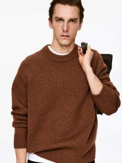 Pullover aus schwerem Wollstrick